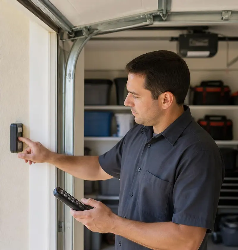Off Track Door Repair in Grandridge